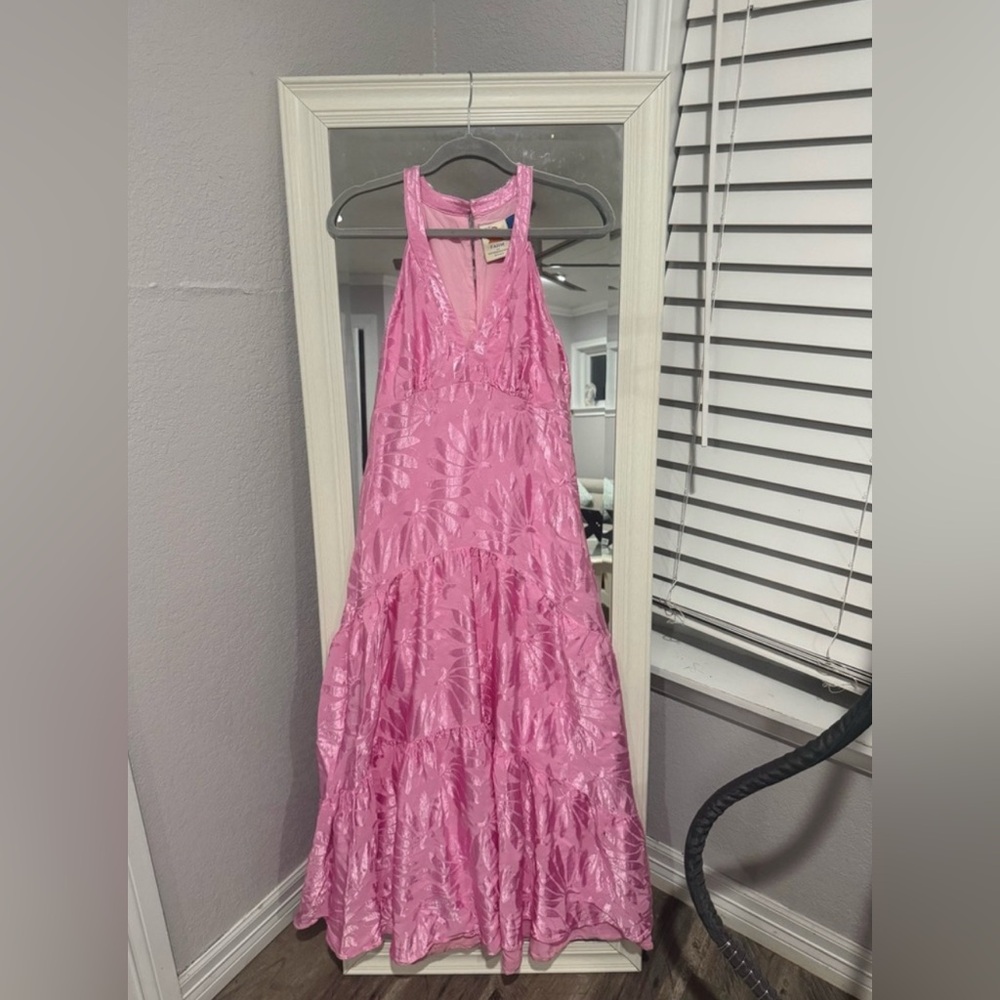 Farm Rio x Anthropologie V-Neck Tiered Maxi Dress - Picture 3 of 4
